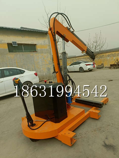 狮子乡自卸车厢随车吊 自制轮式四不像起重机 四驱平板吊 5吨 贵盛